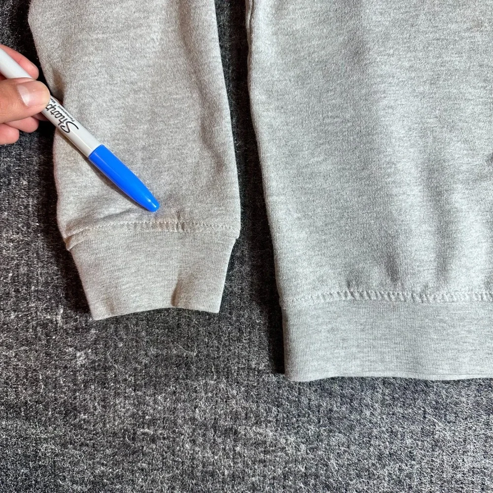 Vintage Comfort Corner Gray Cat Embroidered Sweatshirt Crew-neck Women Large L